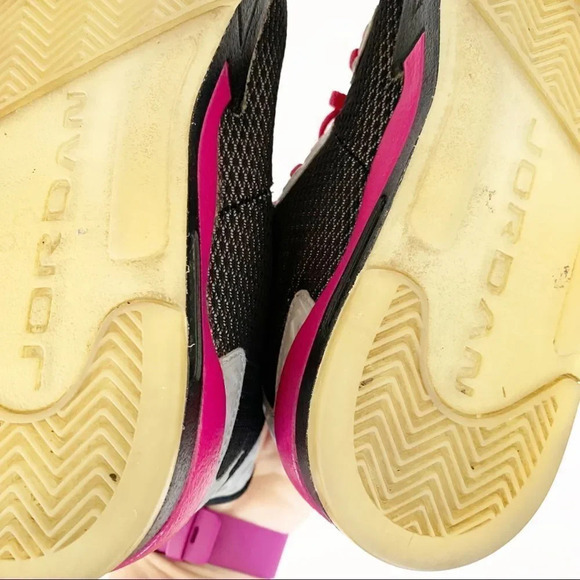 Nike Air Jordan Spike Forty Youth‎ 7 7Y Black Gray Fuchsia Sport 811121-009 - Picture 9 of 13
